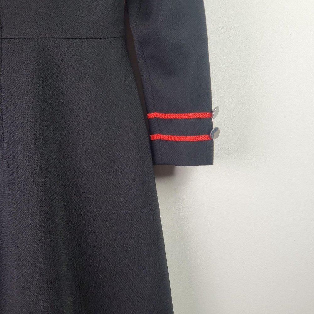 Vintage 1970s Domani Knits Retro A-Line Dress Sz 1 - Picture 12 of 15